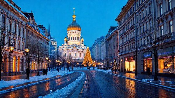 Что посмотреть в Санкт-Петербурге на новогодних каникулах: маршрут по праздничным улицам без долгих переездов